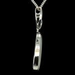 Sterling Silver Solid Opal Pendant (sssp129)