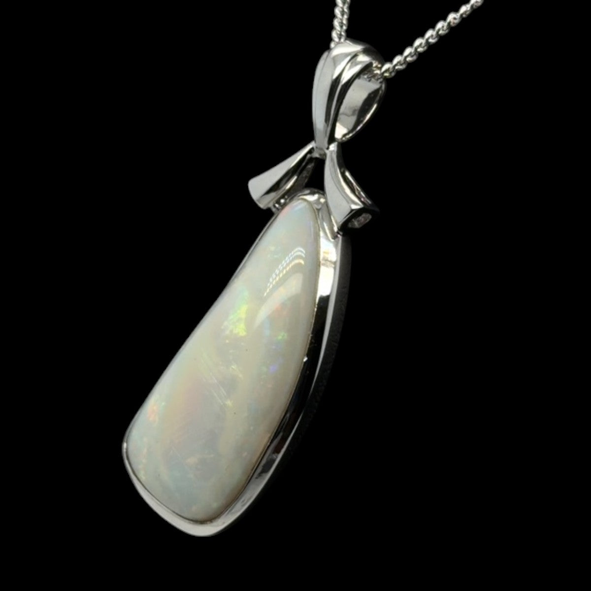 Sterling Silver Solid Opal Pendant (sssp131)