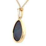14ct Gold Doublet Opal Pendant (dp205)