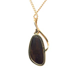 14ct Gold Doublet Opal pendant (dp212)