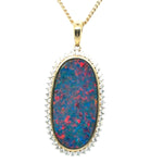 14ct Doublet Opal Pendant (dp210)