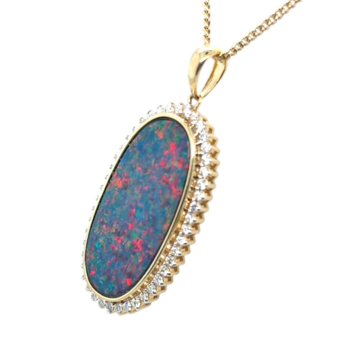 14ct Doublet Opal Pendant (dp210)