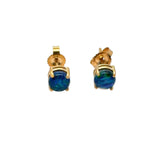 9ct Gold Triplet Opal Earrings (tre53)