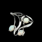 Sterling Silver Solid Opal Brooch (sssbro112)