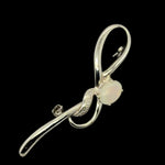 Sterling Silver Solid Opal Brooch (sssbro354)