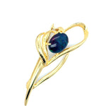 Gold Plated Triplet Opal Brooch (gptbro351)