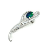 Sterling Silver Triplet Opal Brooch (sstbro355)