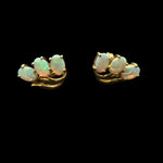 18ct Three Opal Stone earrings (se2004)