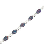Sterling Silver Triplet Opal Bracelet (sstbra120)