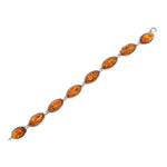 Sterling Silver Amber Bracelet (ambbra12)