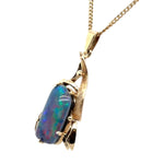 10ct Gold Triplet Opal Pendant (tp908)