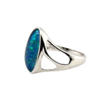 Sterling Silver Triplet Opal Ring (sstr104)