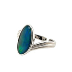 Sterling Silver Triplet Opal Ring (sstr105)
