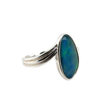 Sterling Silver Triplet Opal Ring (sstr105)