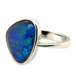 Sterling Silver Triplet Opal Ring (sstr108)