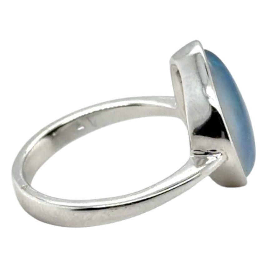 Sterling Silver Triplet Opal Ring (sstr108)