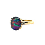 9ct Gold Triplet Opal Ring (tr75)