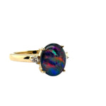 9ct Gold Triplet Opal Ring (tr75)