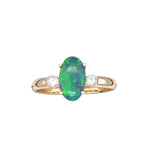 9ct Gold Triplet Opal Ring (tr73)