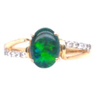 9ct Gold Triplet Opal ring (tr93)