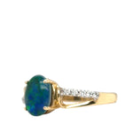 9ct Gold Triplet Opal ring (tr93)