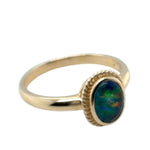 9ct Gold Triplet Opal Ring (tr69)