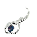 Sterling Silver Triplet Opal Brooch (sstbro355)