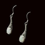 Sterling Silver Solid Opal Earrings (ssse102)