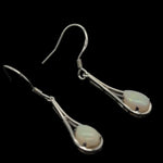 Sterling Silver Solid Opal Earrings (ssse102)