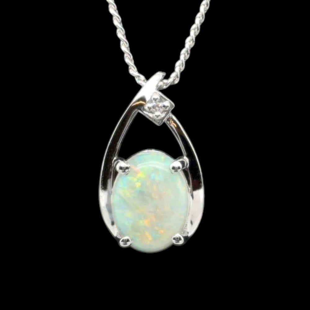 14CT Solid Opal Pendant (sp3386)