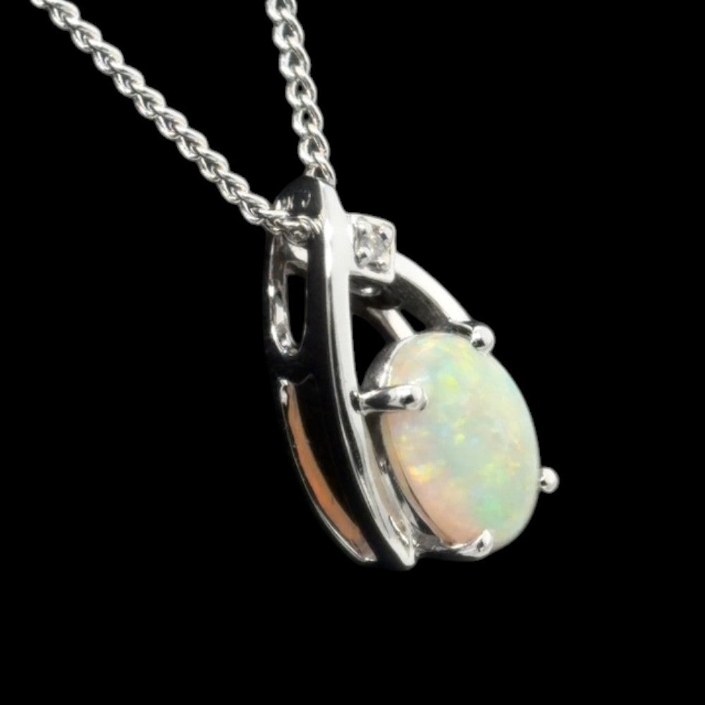 14CT Solid Opal Pendant (sp3386)