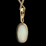 14ct Gold Solid Opal Pendant (sp3382)