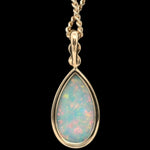 14ct Gold Solid Opal Pendant (sp3384)