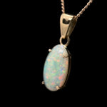 18CT Gold Solid Opal Pendant (sp3387)