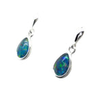 Sterling Silver Triplet Opal Earrings (sste52)
