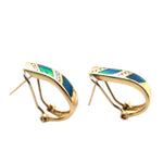14ct Yellow Gold Solid Earrings (SE2005)