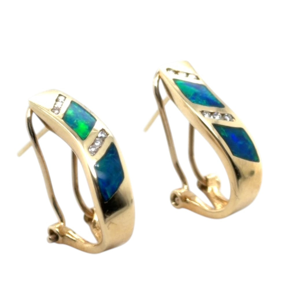 14ct Yellow Gold Solid Earrings (SE2005)