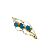 14ct Gold Doublet Opal Brooch (dbr14)