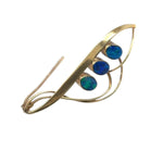 14ct Gold Doublet Opal Brooch (dbr13)