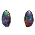 Sterling Silver Triplet Opal Earrings (sste5315)