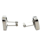 Sterling Silver Boulder Opal Cufflinks (sscuff22)