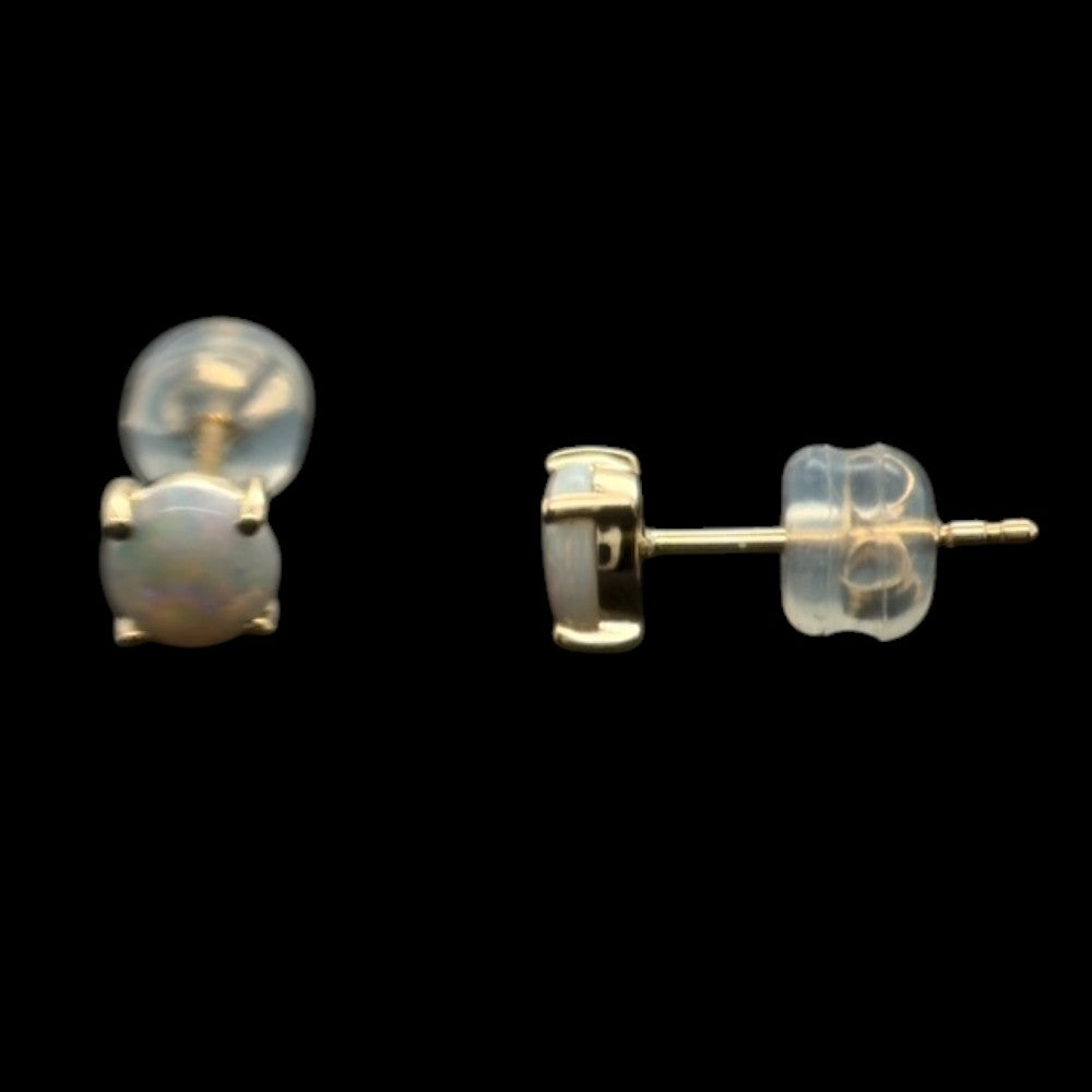 14ct Solid Opal Earrings (se818)