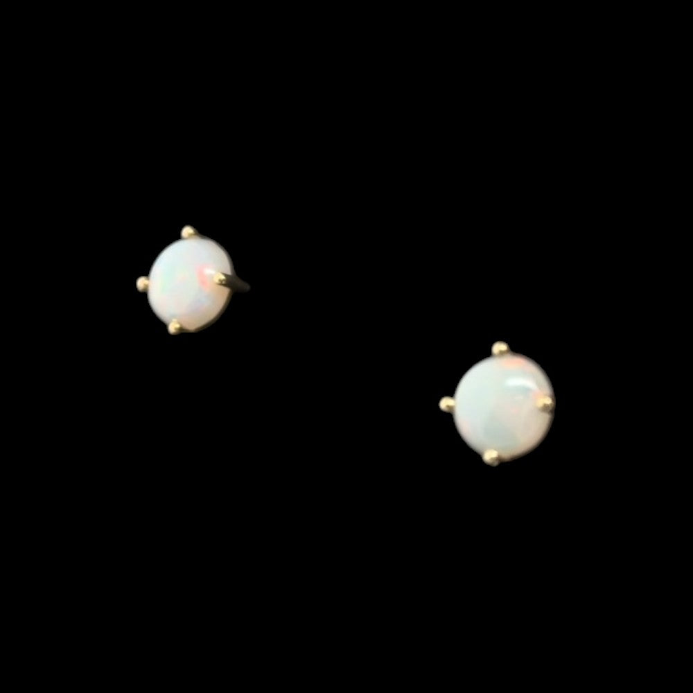 14ct Solid Opal Earrings (se818)