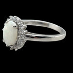 Sterling Silver Solid Opal Ring (ssr170)
