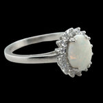 Sterling Silver Solid Opal Ring (ssr170)