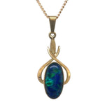 14ct Gold Triplet Opal Pendant (tp907)