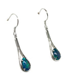 Sterling Silver Triplet Opal Earrings (sste98)