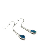 Sterling Silver Triplet Opal Earrings (sste98)