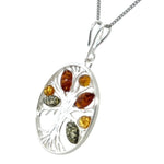 Sterling Silver Amber Pendant (sap38)
