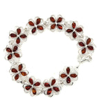 Sterling Silver Amber Bracelet (ambbra53)